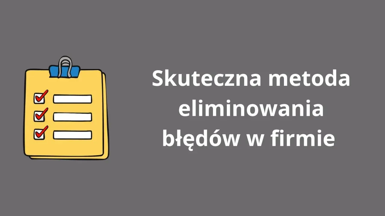 Lista kontrolna z zaznaczonymi elementami, ilustrująca skuteczny bug report example i eliminację błędów w firmie.