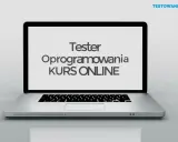 Bezpłatne szkolenie: Tester Oprogramowania Kurs Online na ekranie laptopa.