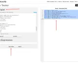 Narzędzie do testowania XPath z przykładowym XML i wynikami. Użyj tego **xpath cheatsheet** do ekstrakcji tytułów książek.