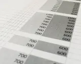 Tabela z danymi, przypominająca macierz traceability, z liczbami 700, 600, 490 i 1500.