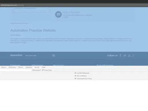 Konsola przeglądarki pokazuje wynik zapytania $x("/html/.."), które znajduje element nadrzędny (ancestor) dokumentu.