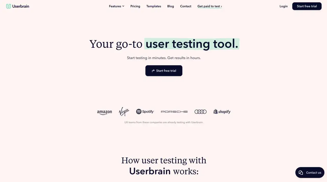 Twoje narzędzie do user testing. Zacznij testy w minutach, uzyskaj wyniki w godzinach. Idealne do beta testing.